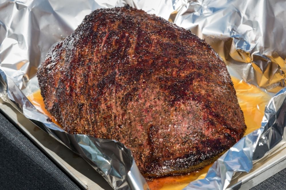 Wrapping Brisket in Foil