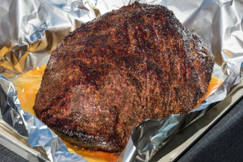 Wrapping Brisket in Foil